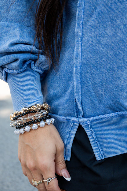 Effortless Exposed Seam Sweatshirt