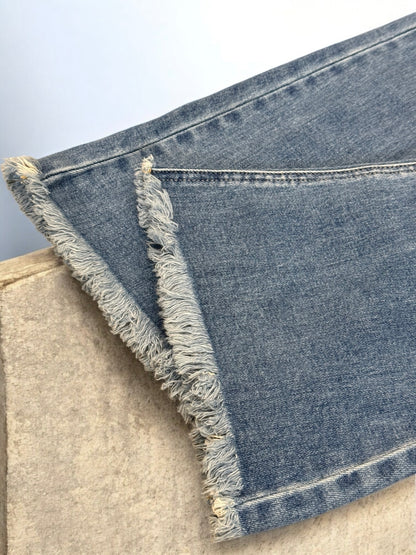 LIGHT WASH Route 507 Milestone Distressed Denim Flare Jeans