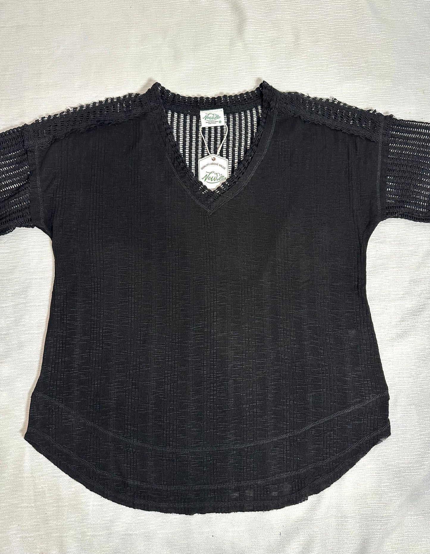 Oversized Contrast Comfy Knit Top