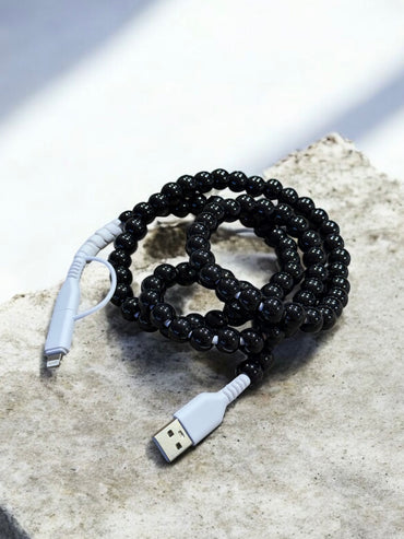 3-in-1 Beaded Charger Cord