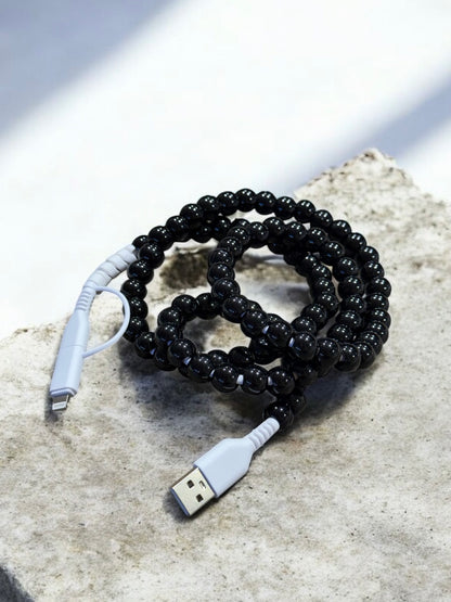 3-in-1 Beaded Charger Cord