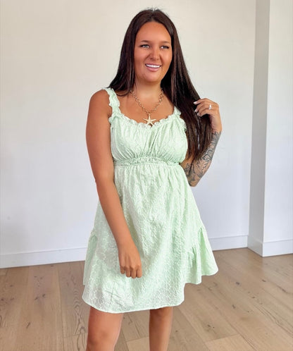 Ruffled Love Mini Dress
