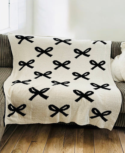 Snuggle Bows Throw Blanket