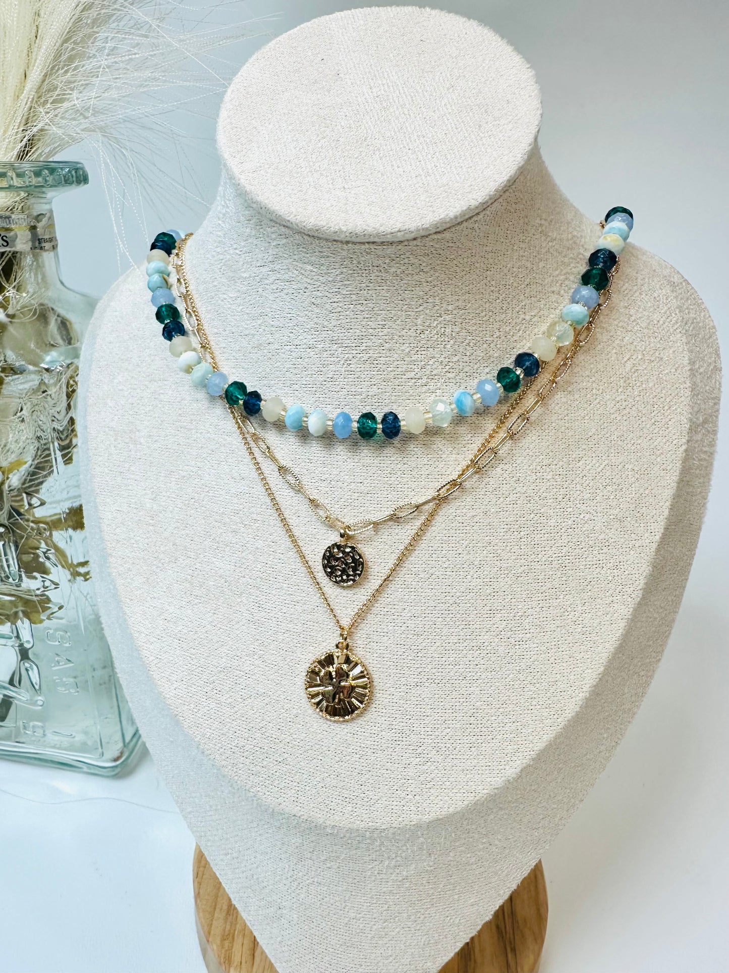 Luck Is In The Air Beaded Necklace
