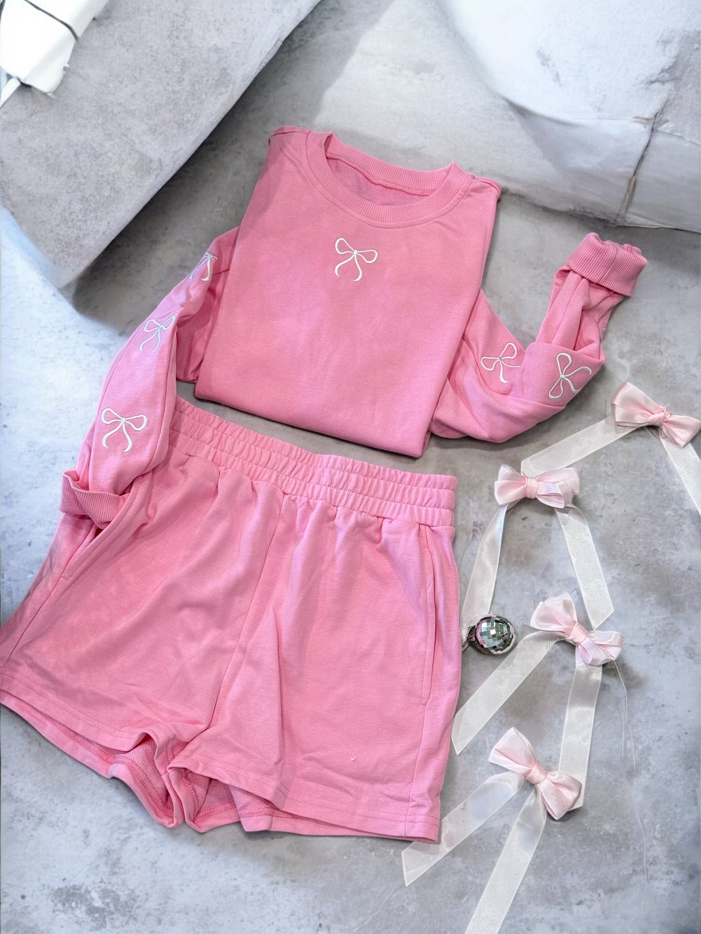 Blush Tied Beauty Two Piece Lounge Set