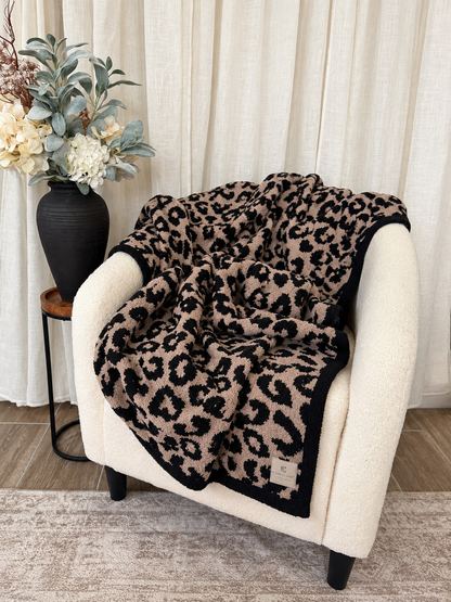 Leopard Luxe Throw Blanket