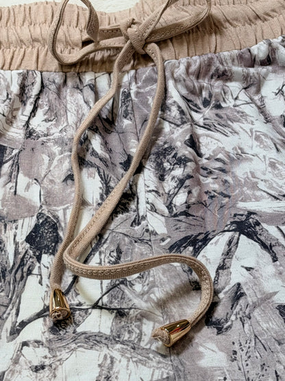 Urban Woodland Camo Drawstring Shorts
