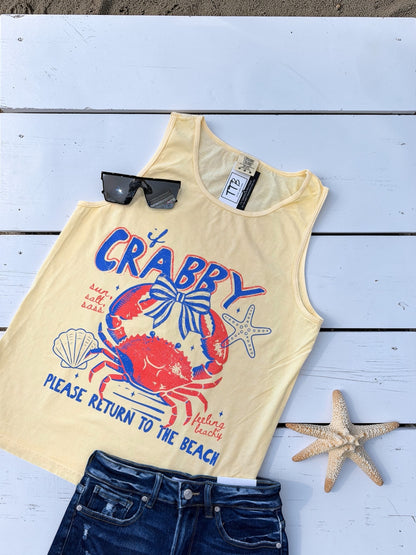 Crabby Beach Graphic Tank