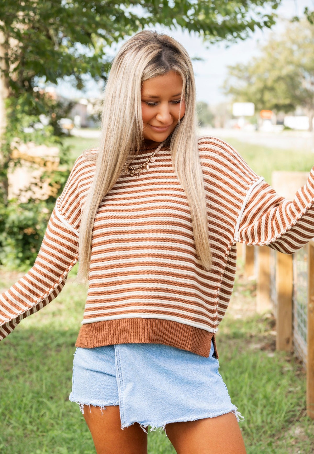 Laid-Back Luxe Knit Sweater Top
