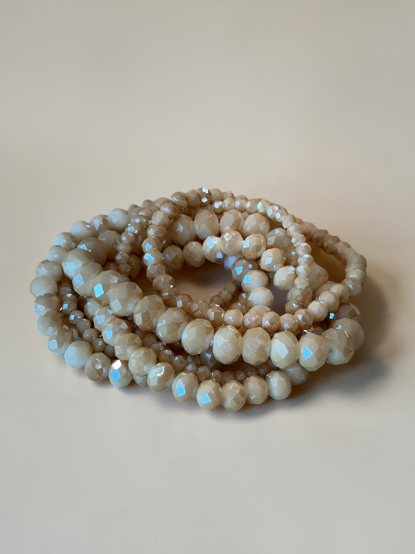 Natural Shine Bangle Bracelet Set