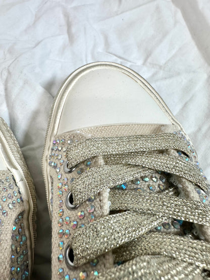 Lunden Lux Gold Rhinestone Vintage Havana Sneakers
