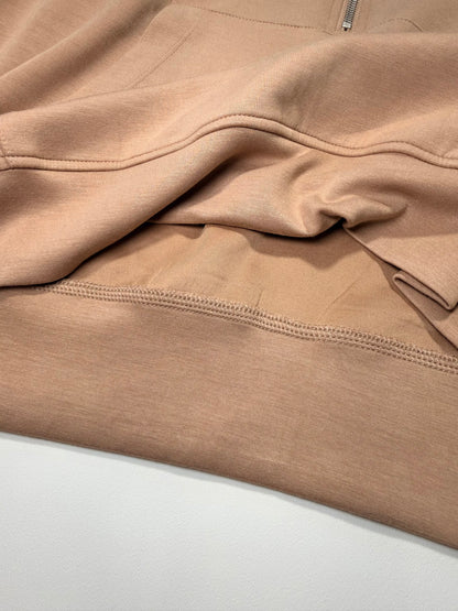 Buttery Soft Taupe Two Piece Lounge Set