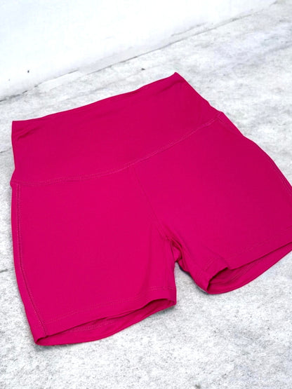 Soft Flex Wide‑Band Biker Shorts