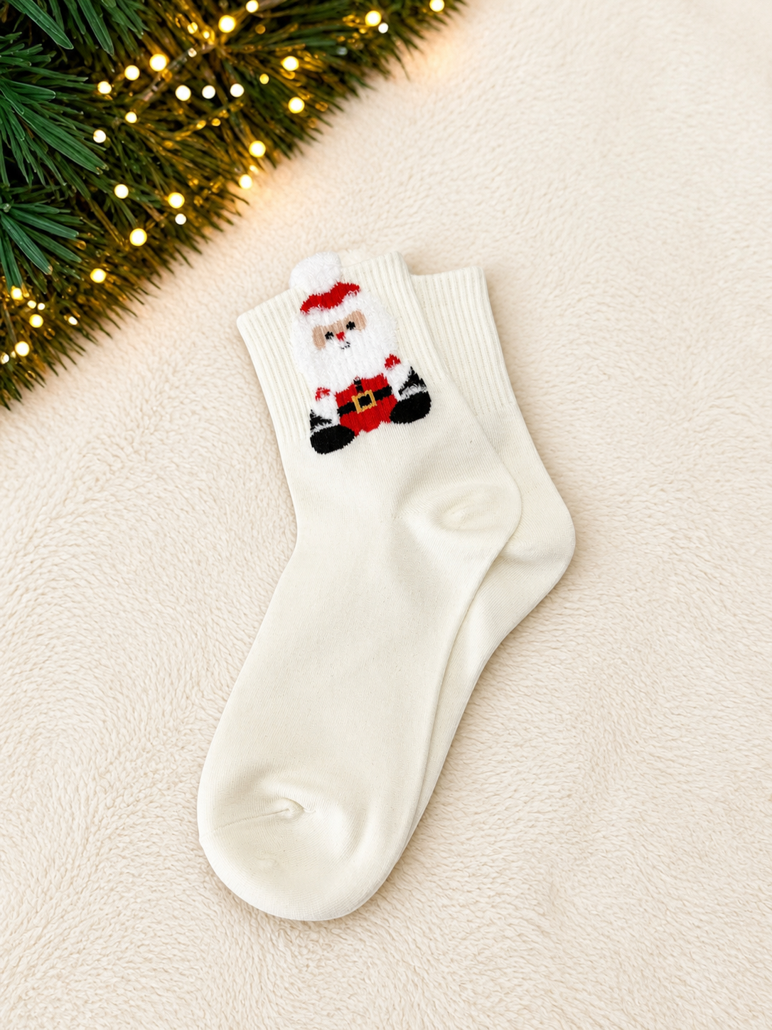 Santa Crew Socks