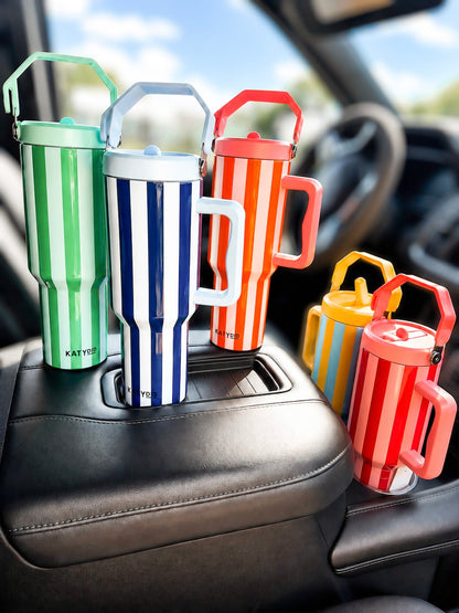 Striped Basics Tumbler Cup