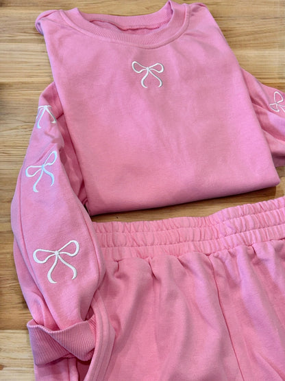 Blush Tied Beauty Two Piece Lounge Set