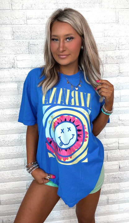 Stay On Trend Tie-Dye Graphic Tshirt