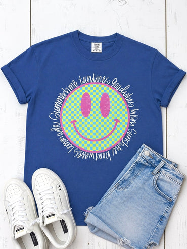 Summertime Smiles Graphic T-shirt