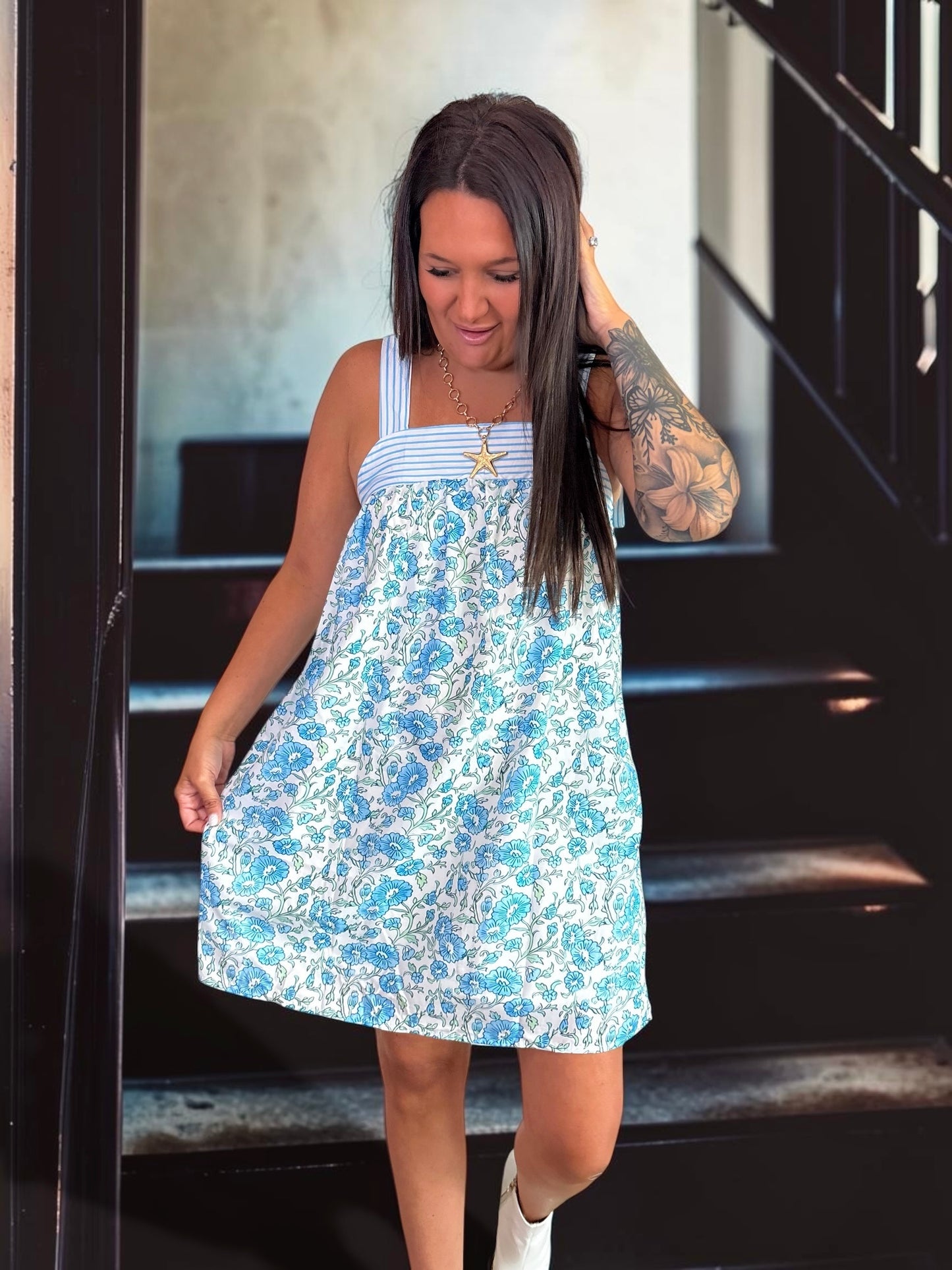 Summer Sky Mini Dress