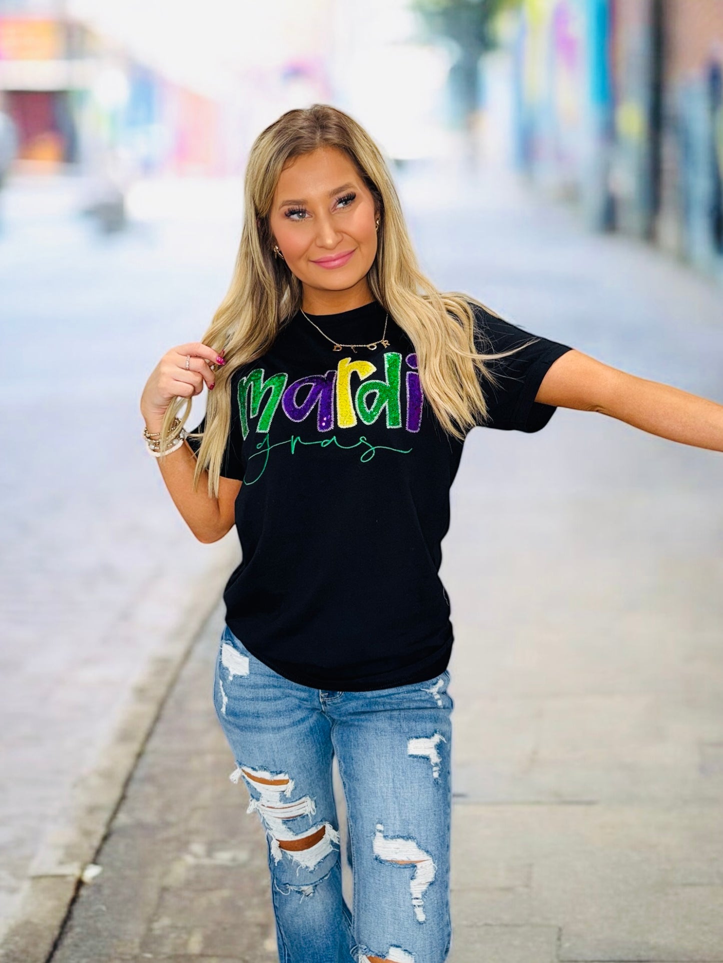 Mardi Gras Graphic T-Shirt