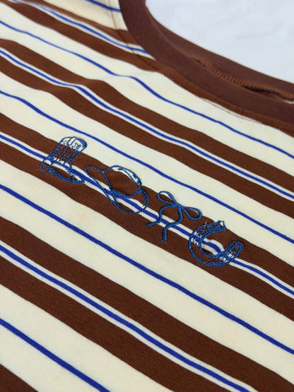 Heritage Stripe Embroidered Top