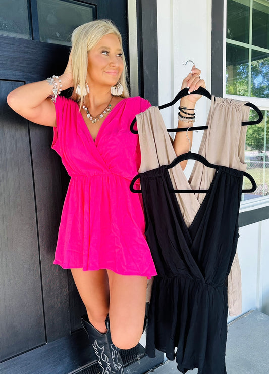 Take Me On A Date Flowy Romper