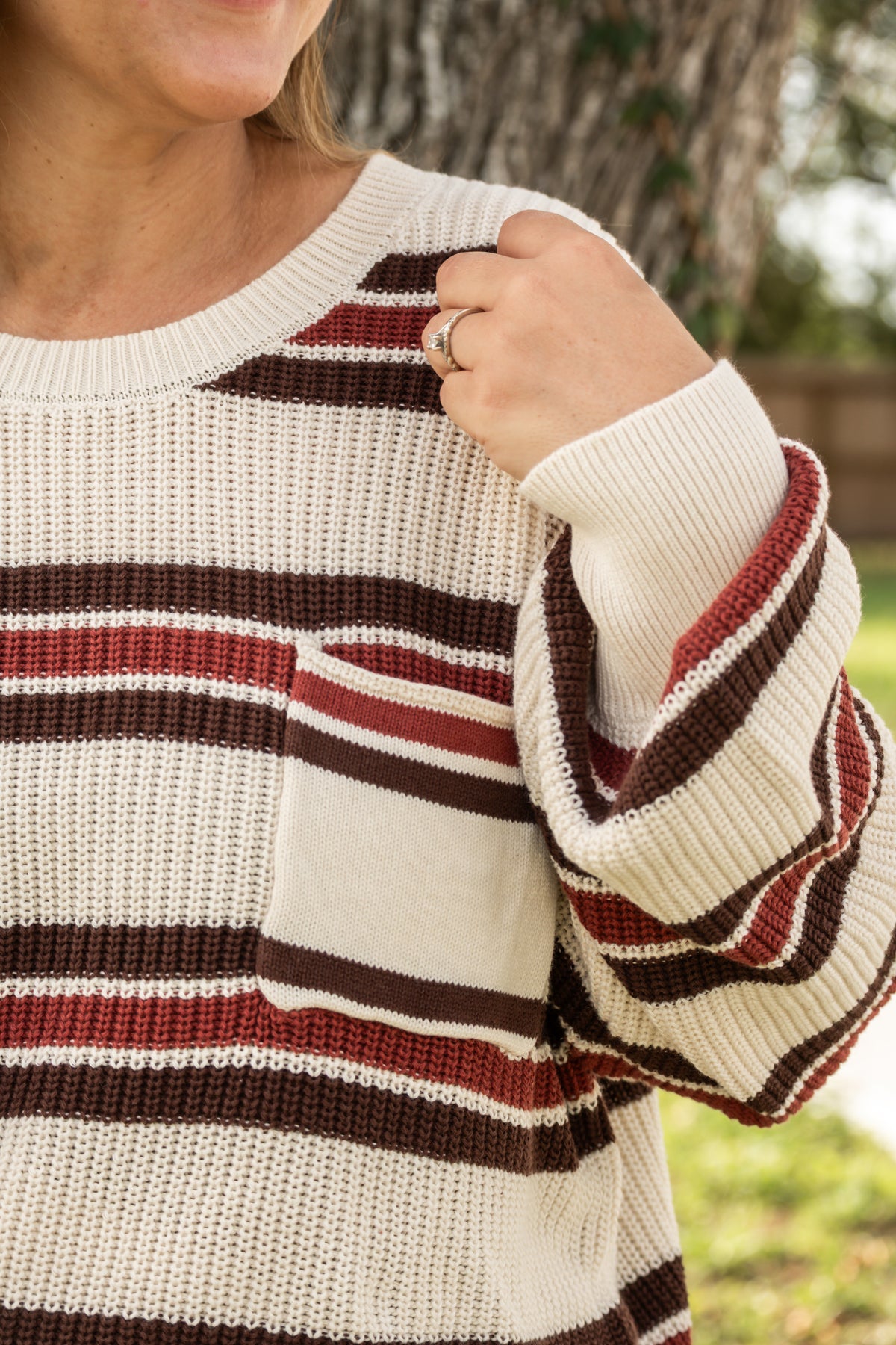 Trendsetter Stripe Sweater Top