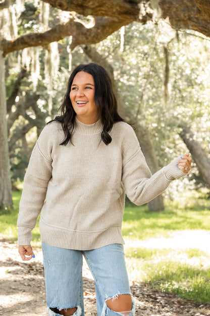 Misty Morning Knit Sweater Top