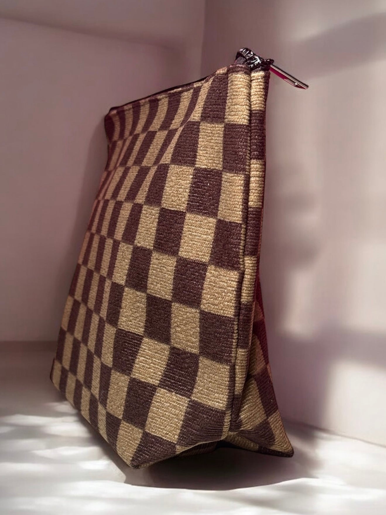 Vanity Check Travel Cosmetic Pouch