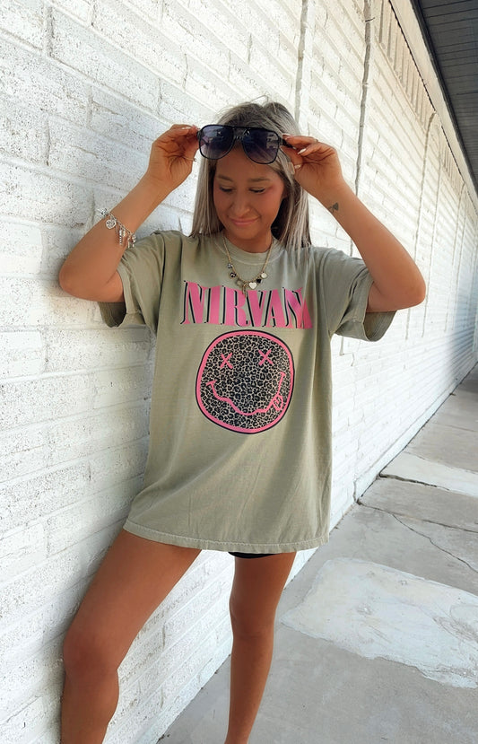 Living Life Leopard Graphic Top