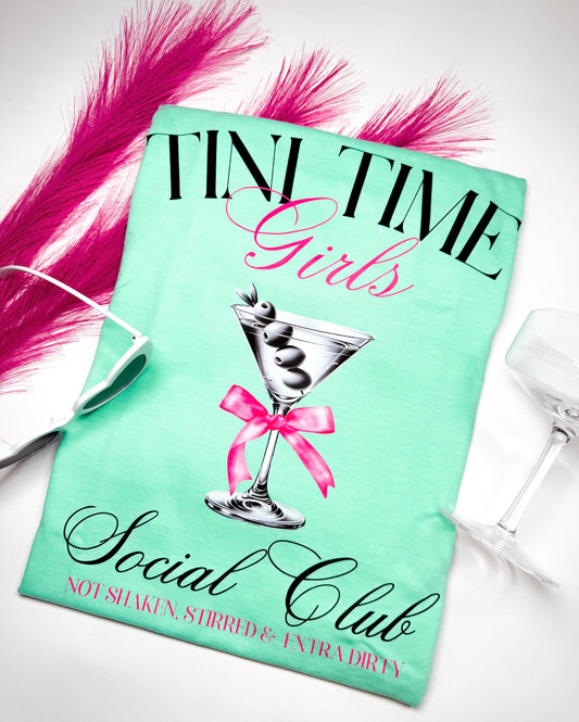 Girl's Club Tini Time Graphic Top