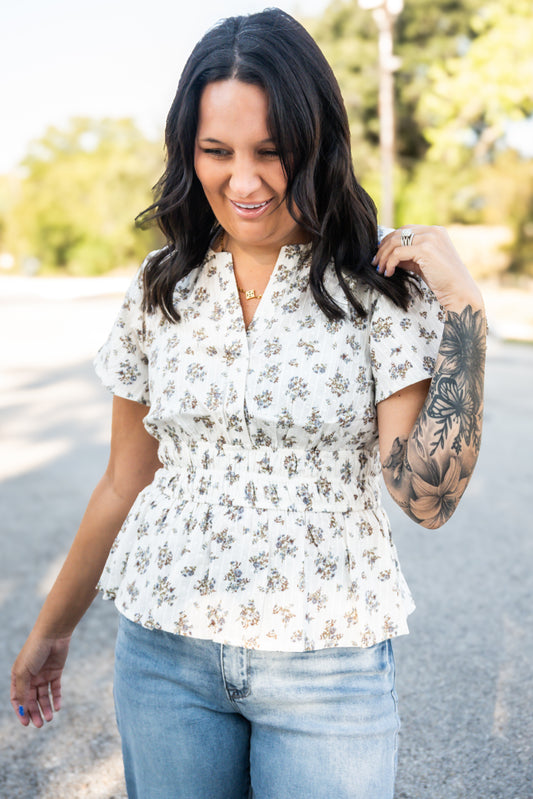 Blooming Grace Floral Top