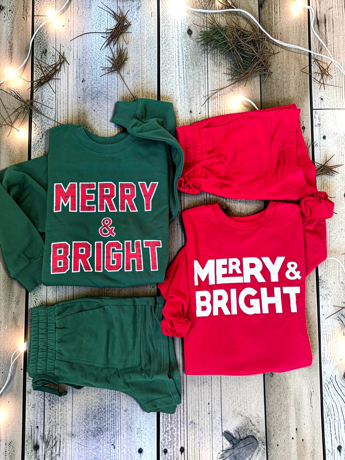 Season To Be Merry & Bright Two-Piece Lounge Set