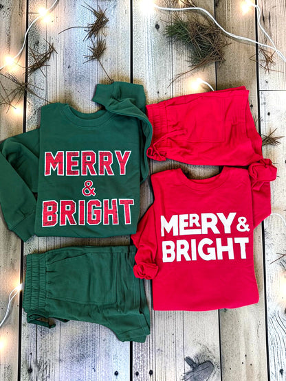 Season To Be Merry & Bright Two-Piece Lounge Set