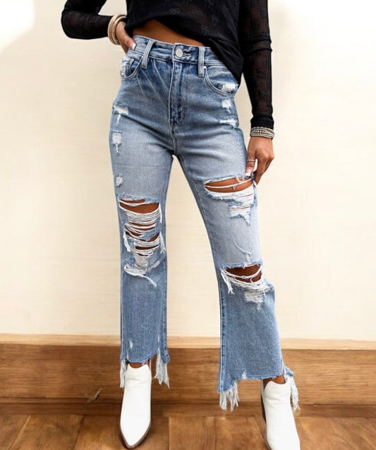 Whitney Wayne Vintage Distressed Jean