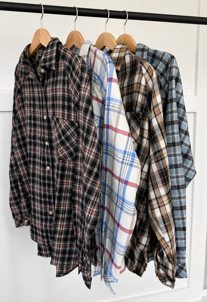 Cozy Check Plaid Flannel Shirt