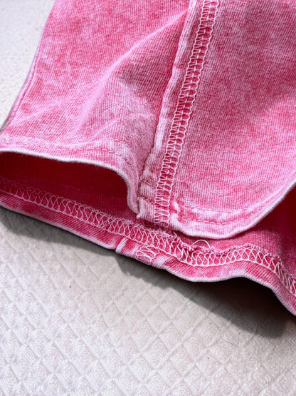 Frosted Halo Acid Wash Lounge Set