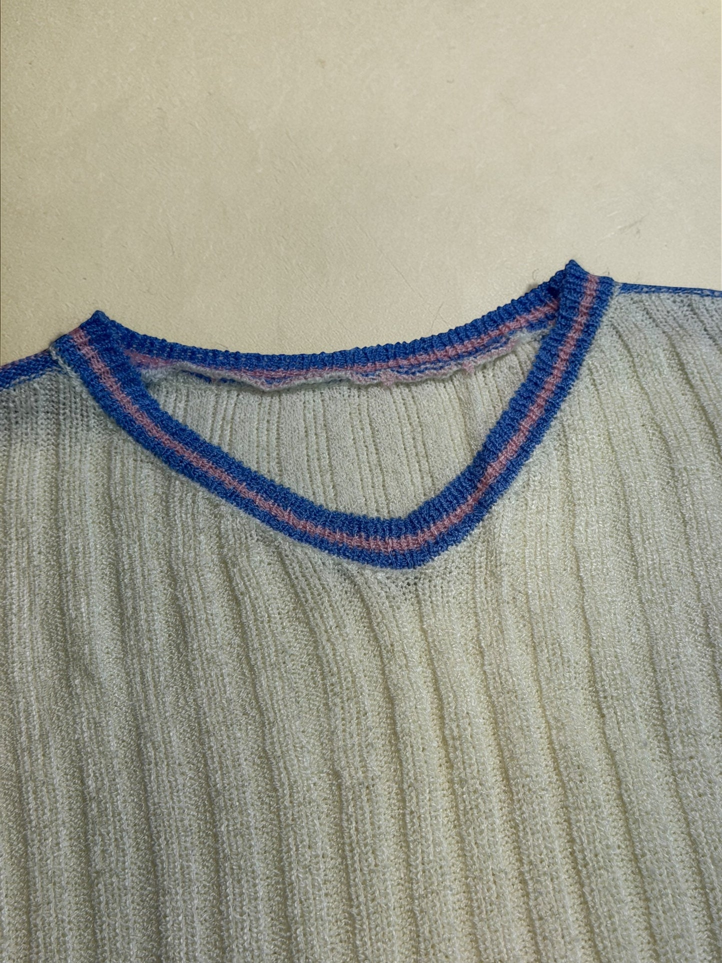 SkyPop Color‑Block Top