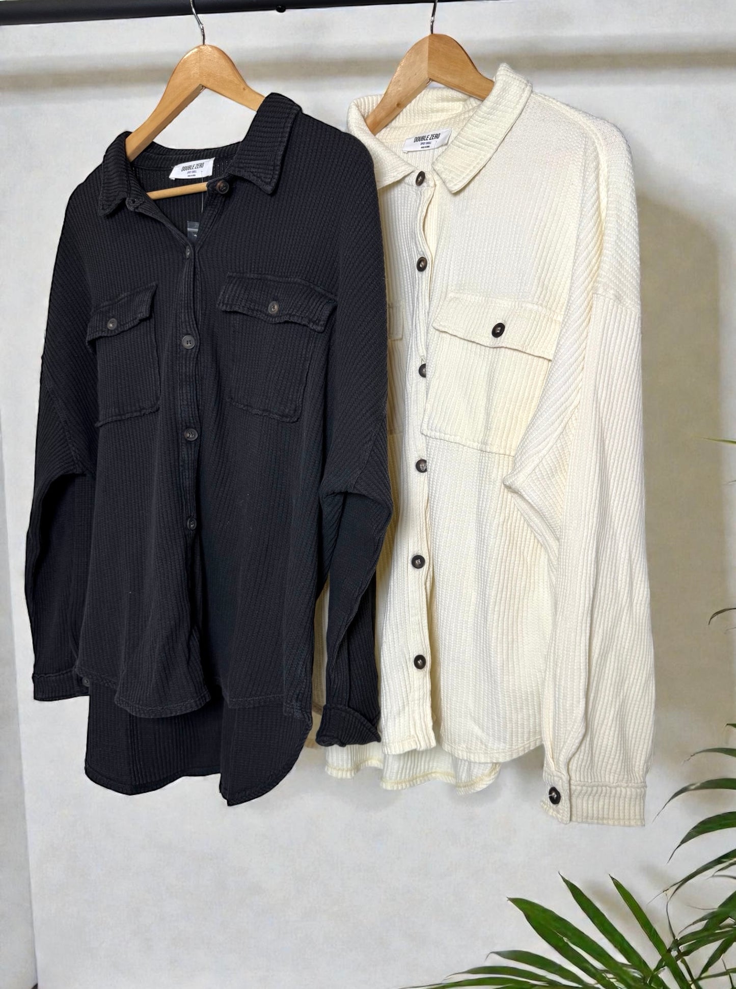 Harvest Ridge Mineral Washed Corduroy Shacket Top