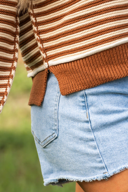 Laid-Back Luxe Knit Sweater Top