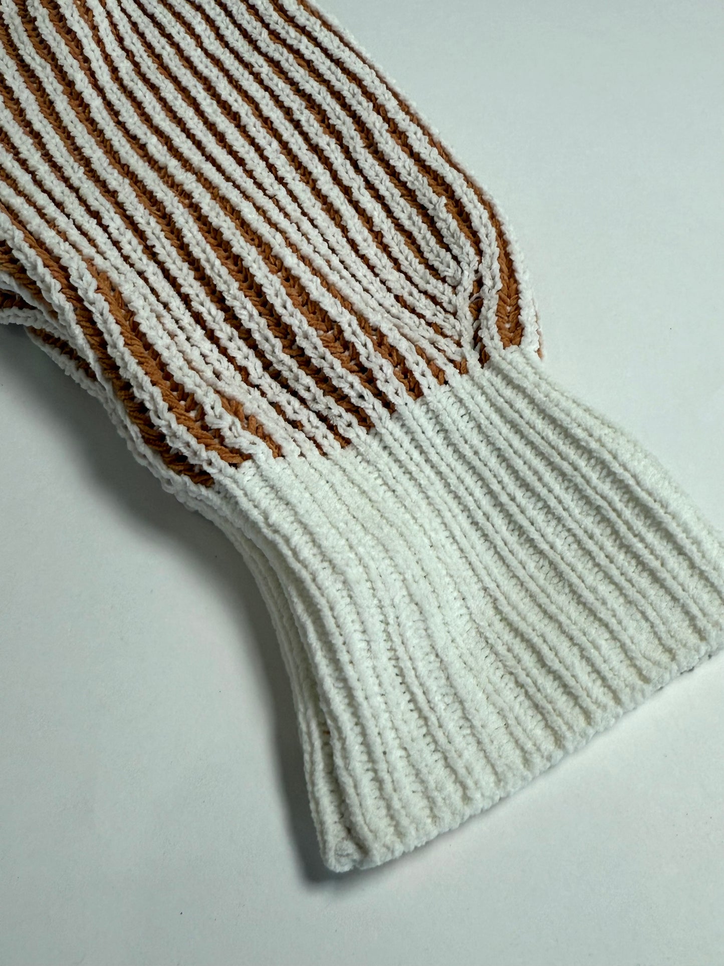 Copper Bound Stripe Knit Sweater Top