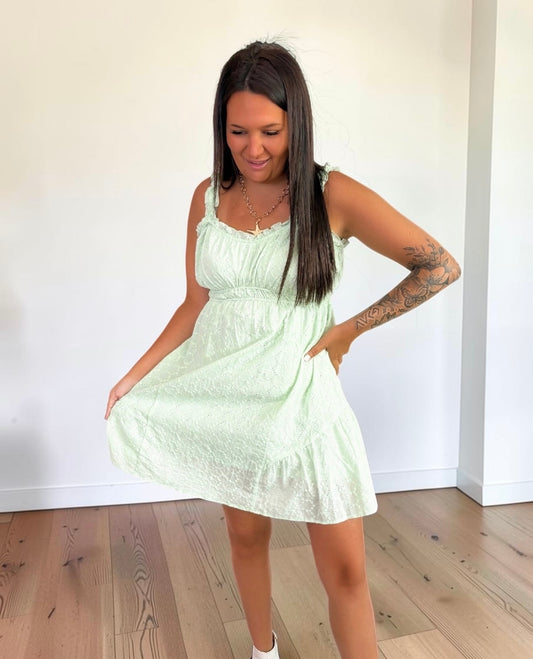 Ruffled Love Mini Dress
