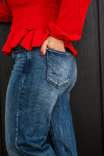 Harlow High Rise Acid Wash Jeans