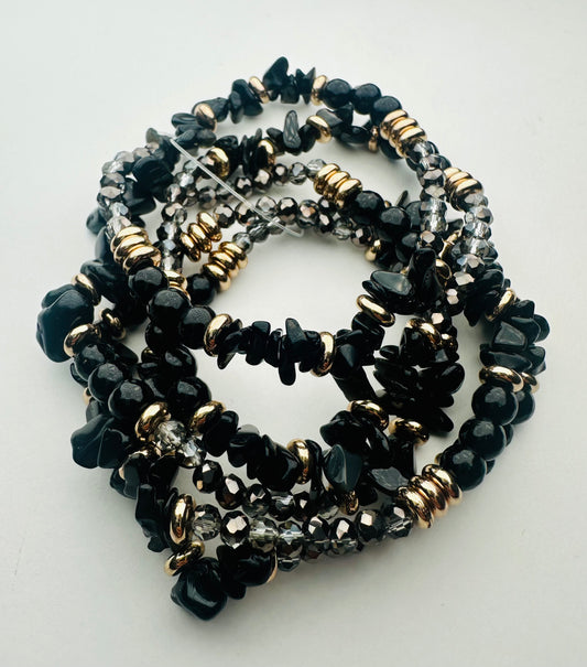 The Dark Side Beaded Bracelet Set