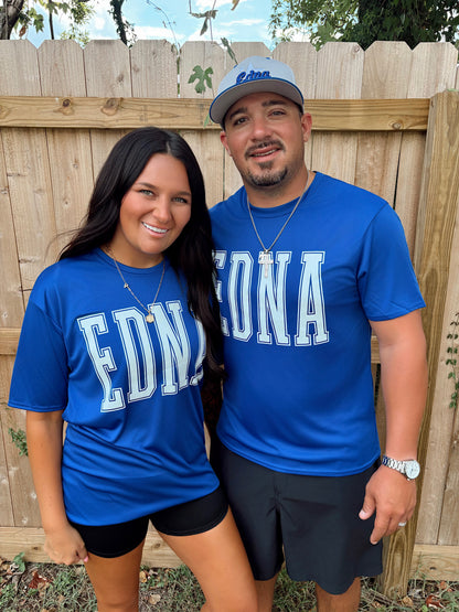 Blue EDNA Dri-Fit Graphic Tee