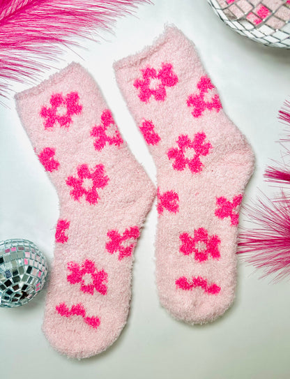 Spring Is In The Air Fuzzy Socks