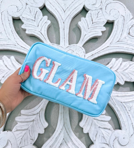 Get Your GLAM On Zipper Travel Pouch