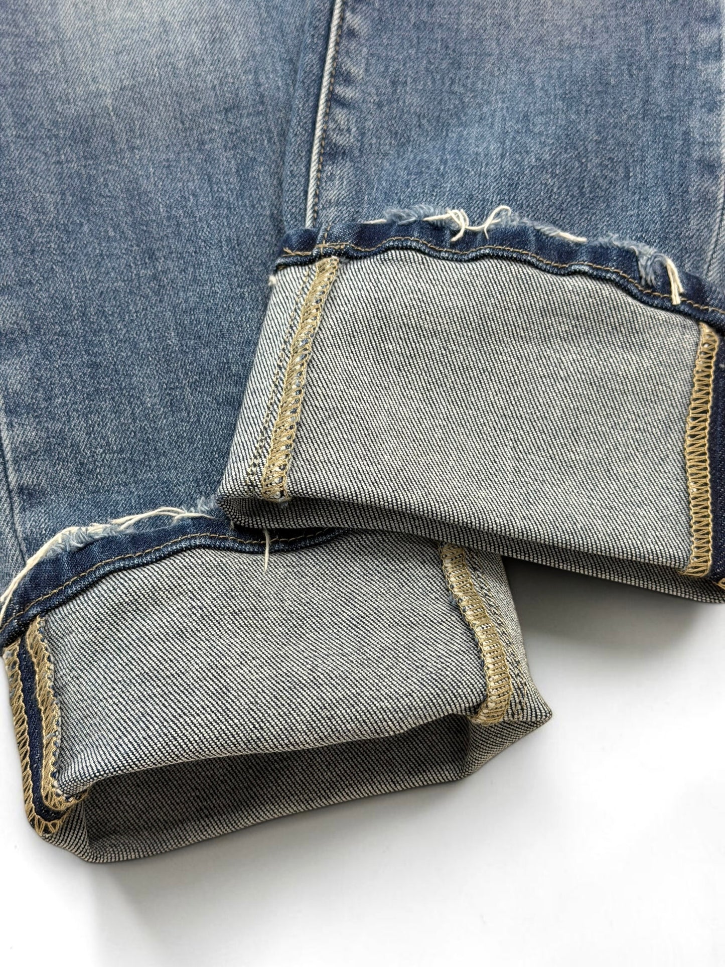 Juliet Slim Cuffed Straight Jeans