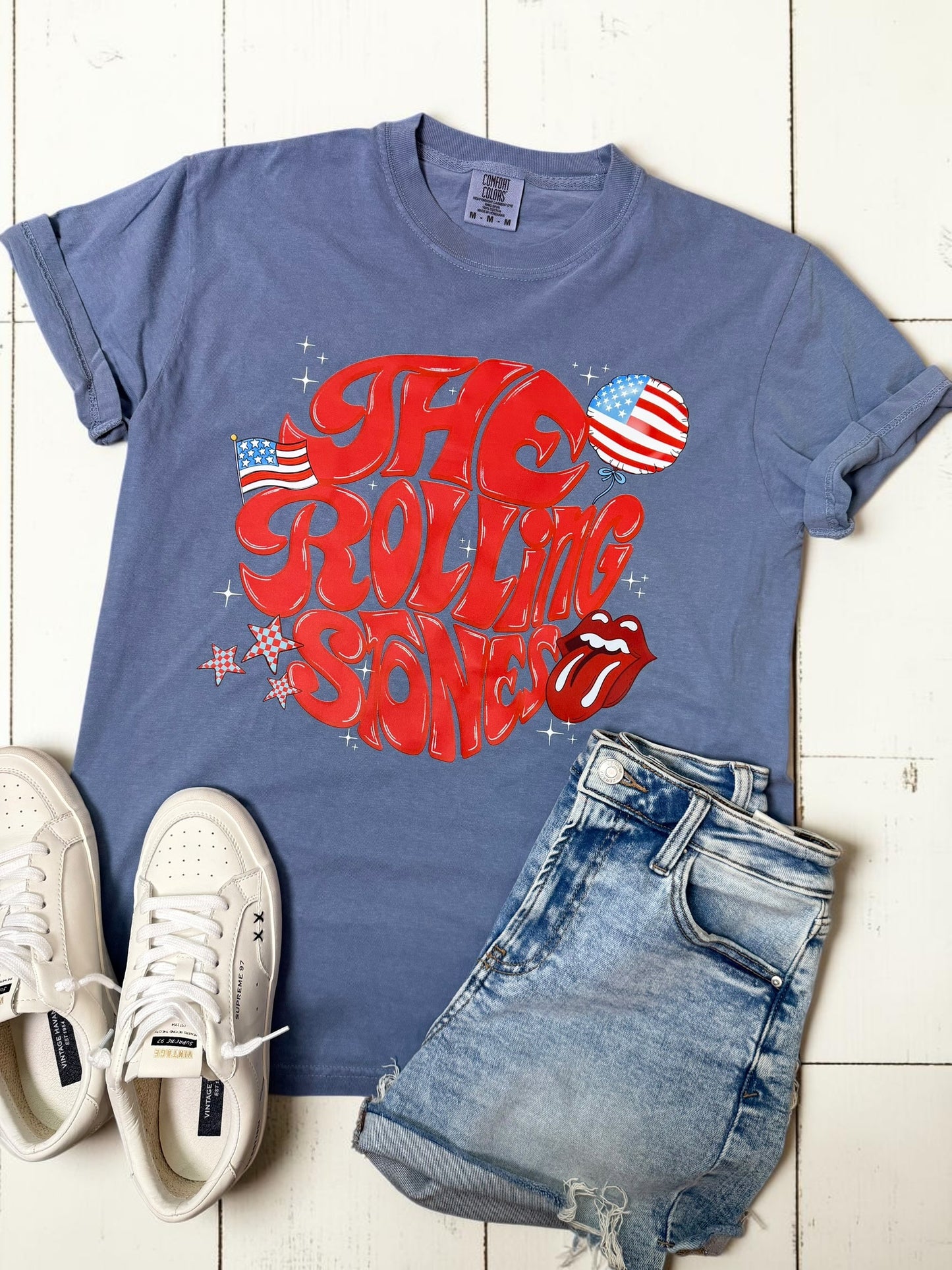 Rolling American Pride Graphic T-shirt