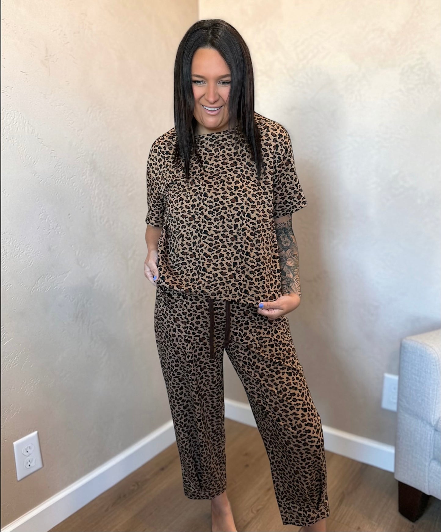 Brown Safari Pant Set